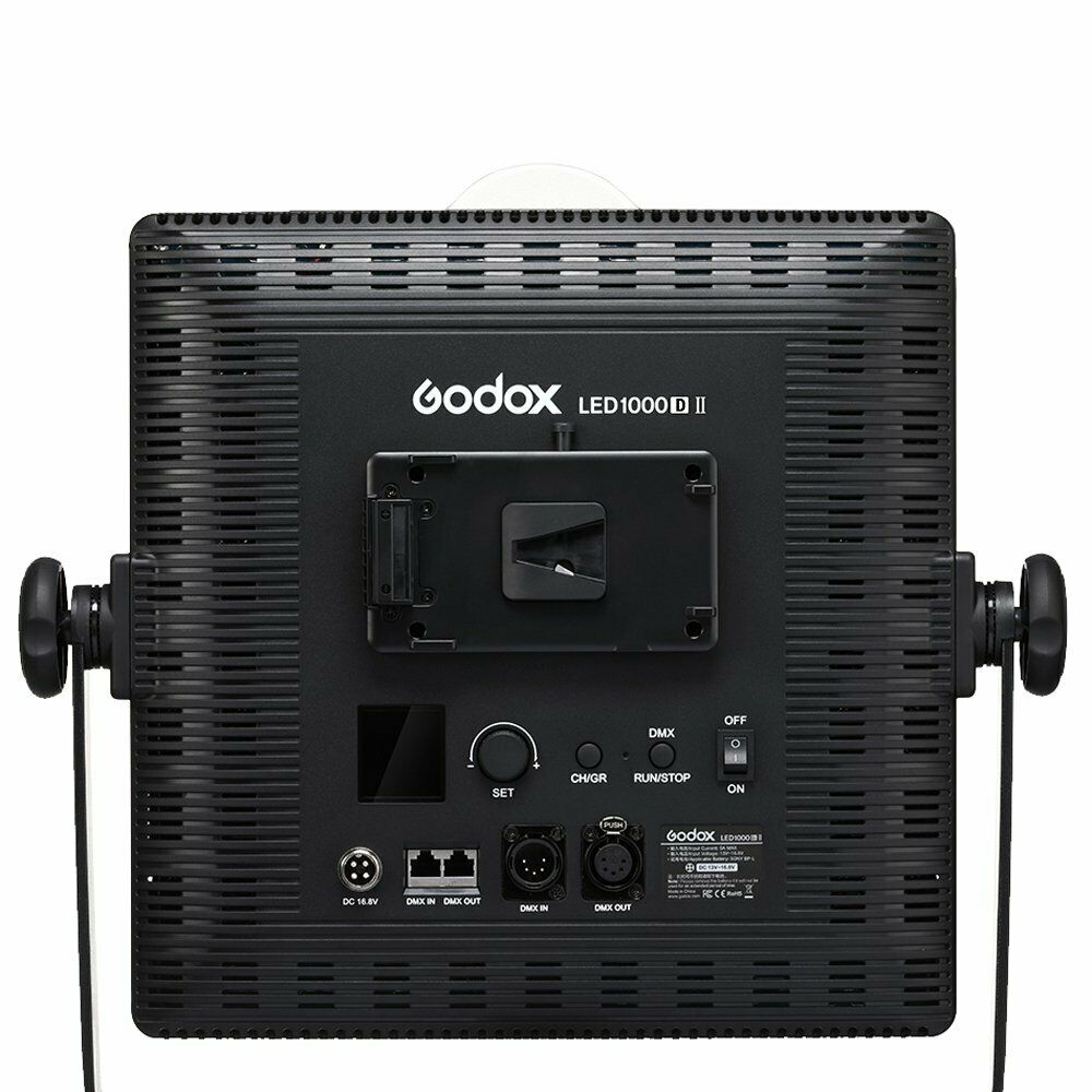Panel Godox LED1000DII 5600ºK DMX a red y baterías