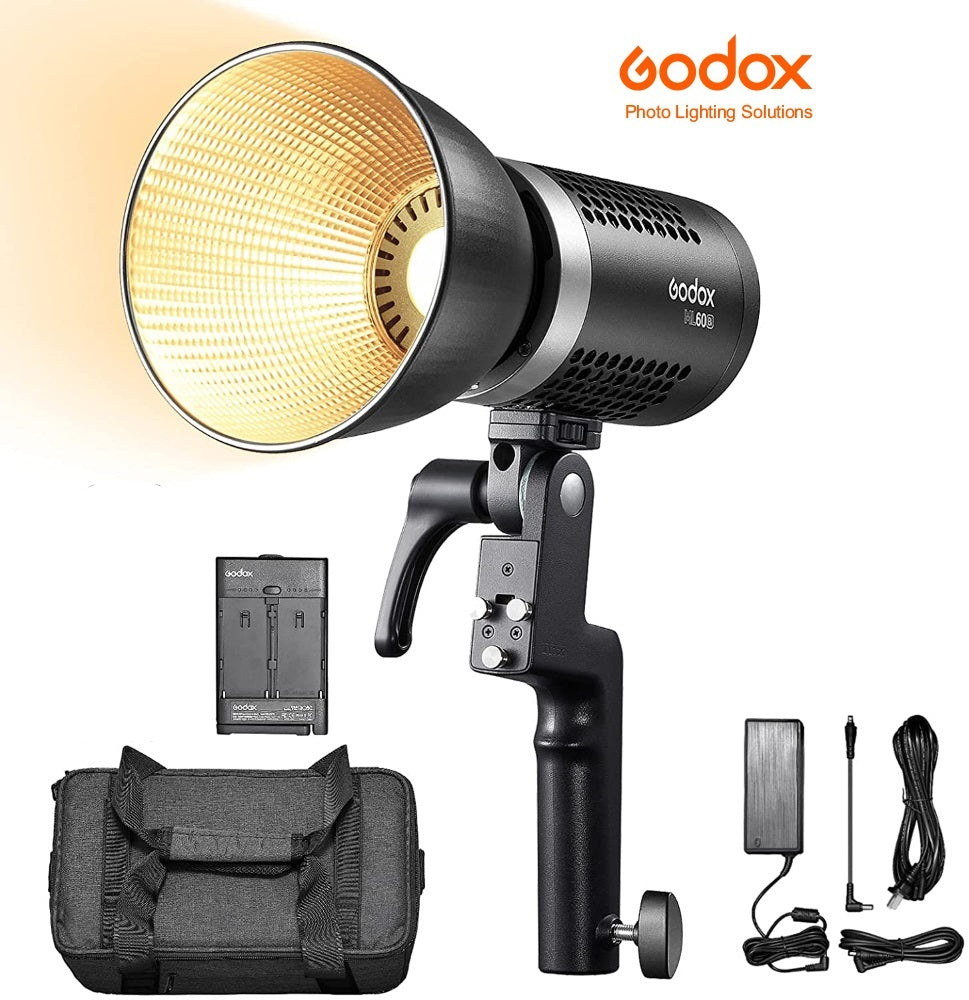 Foco Led Godox Bicolor ML60Bi a Red y Baterías