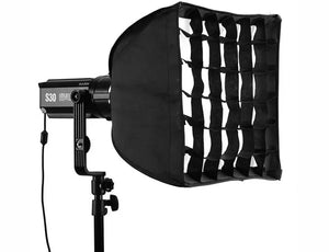 Foco Led S30 con viseras SA-08 y Softbox SA-30