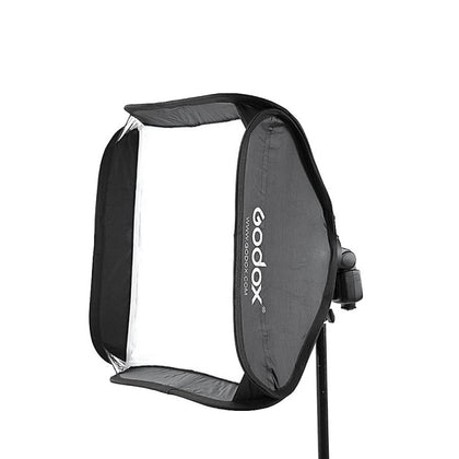 Softbox plegable 40x40cm doble difusor para flash compacto