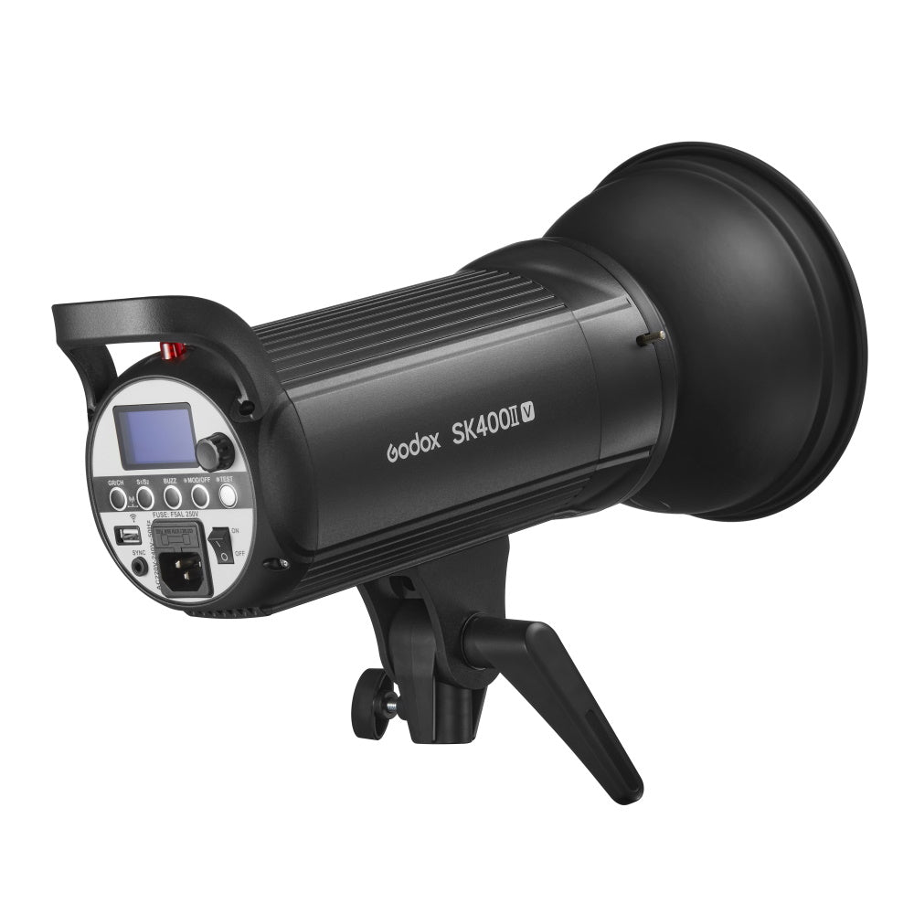 Kit 2 flashes Godox SK400II-V con transmisor y maleta