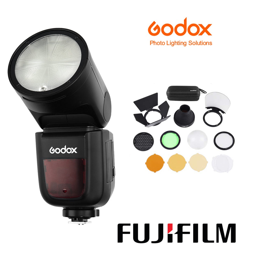 Kit Godox V1 Fuji con accesorios