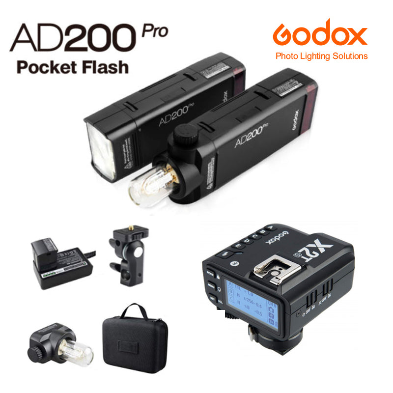 Flash Godox AD200Pro y transmisor X2T