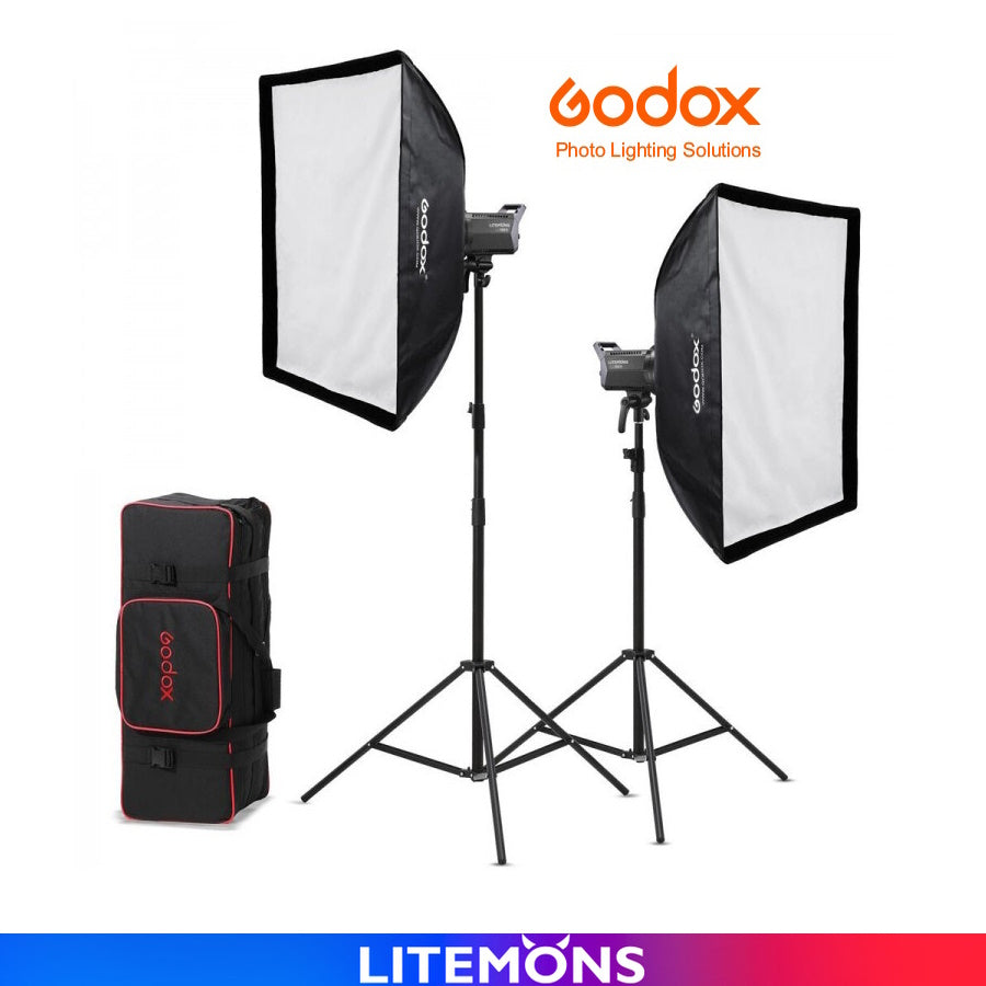 Kit 2 focos Led Godox Litemons LA150Bi Bicolor