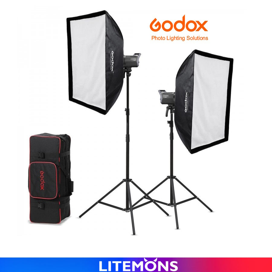 Kit 2 focos Led Godox Litemons LA200D Luz día