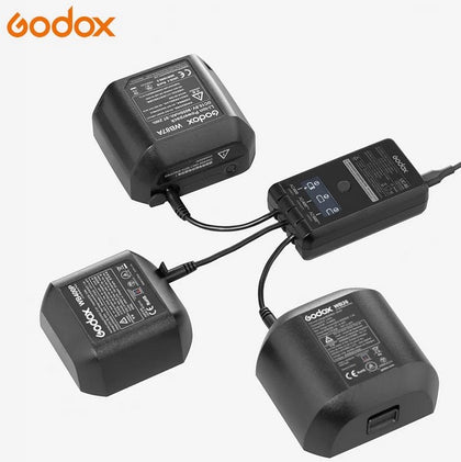 Cargador Godox UC46 para WB400P, WB87, WB26 (carga simultánea)