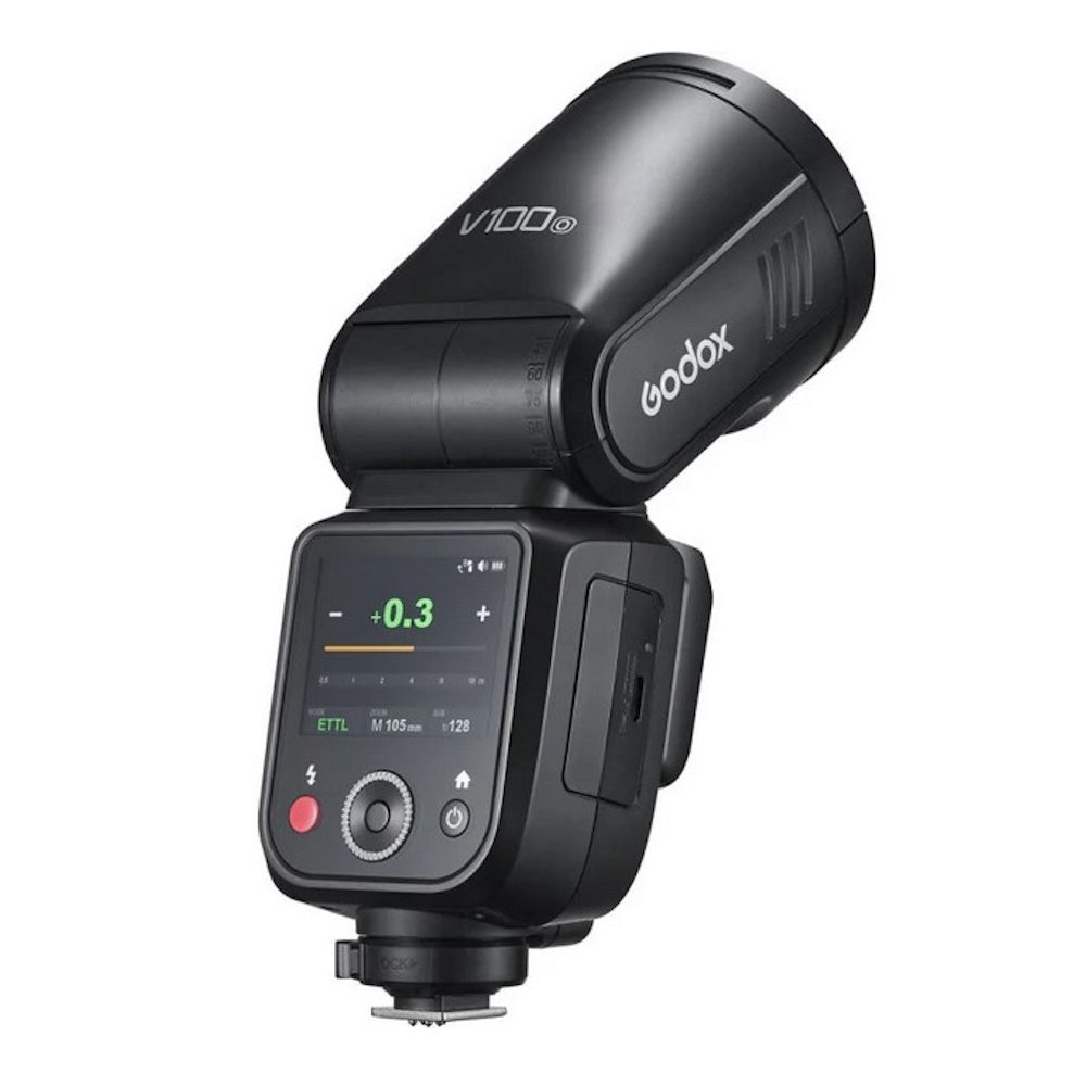 Flash Godox V100 para Sony. 100W pantalla táctil TTL HSS