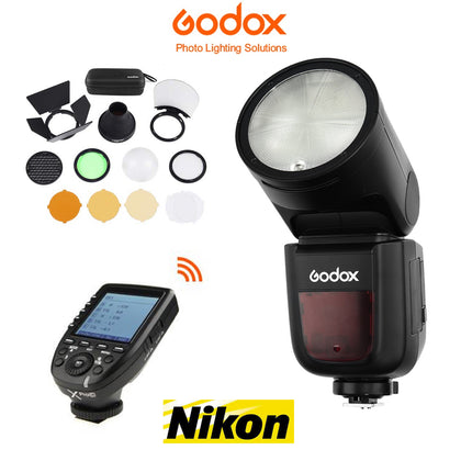 Kit Godox V1 Nikon, XPro y accesorios