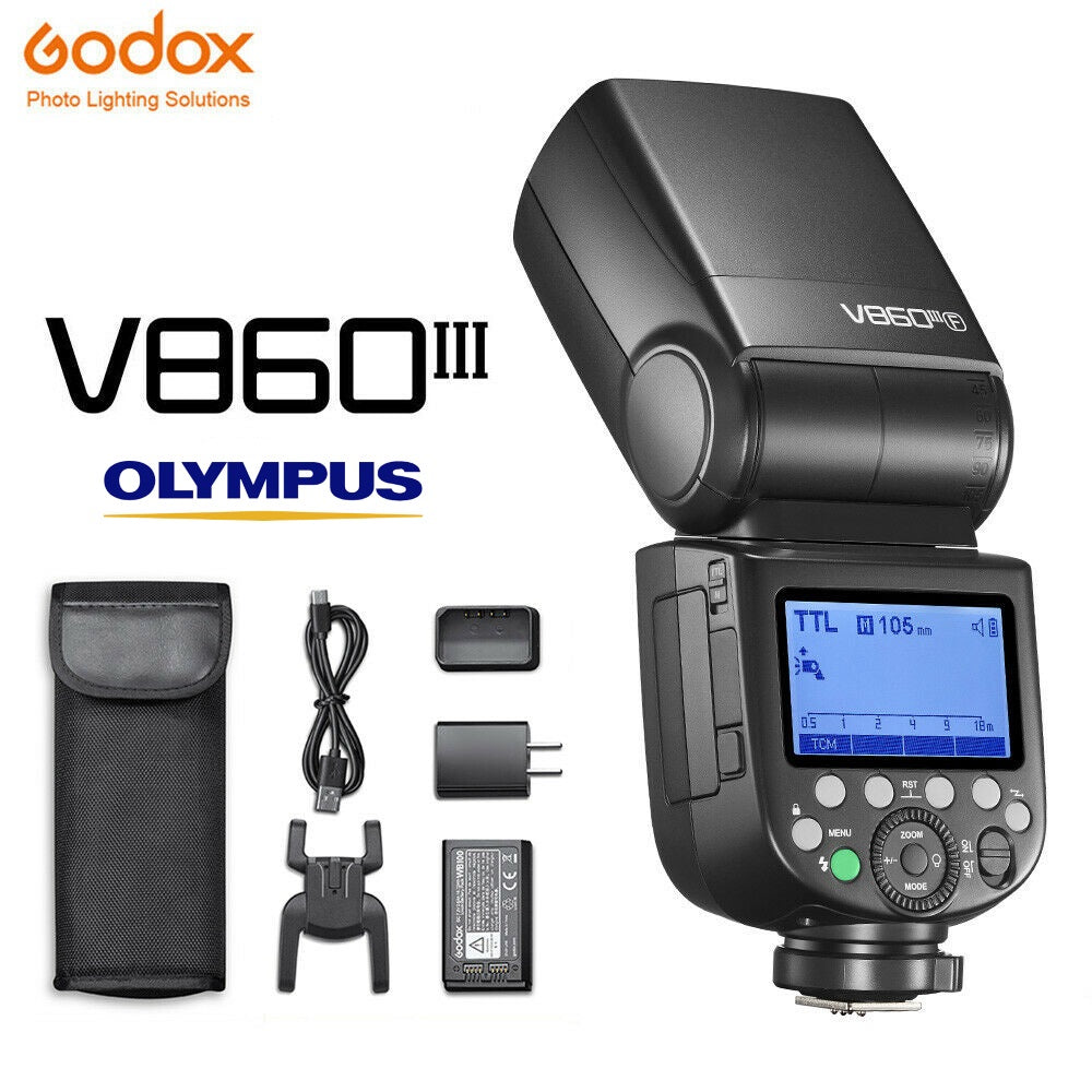 Flash Godox V860III para Olympus-Panasonic