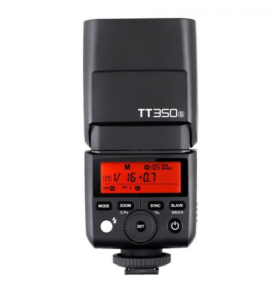 Flash TTL Godox TT350 HSS,  2.4GHz para Fuji