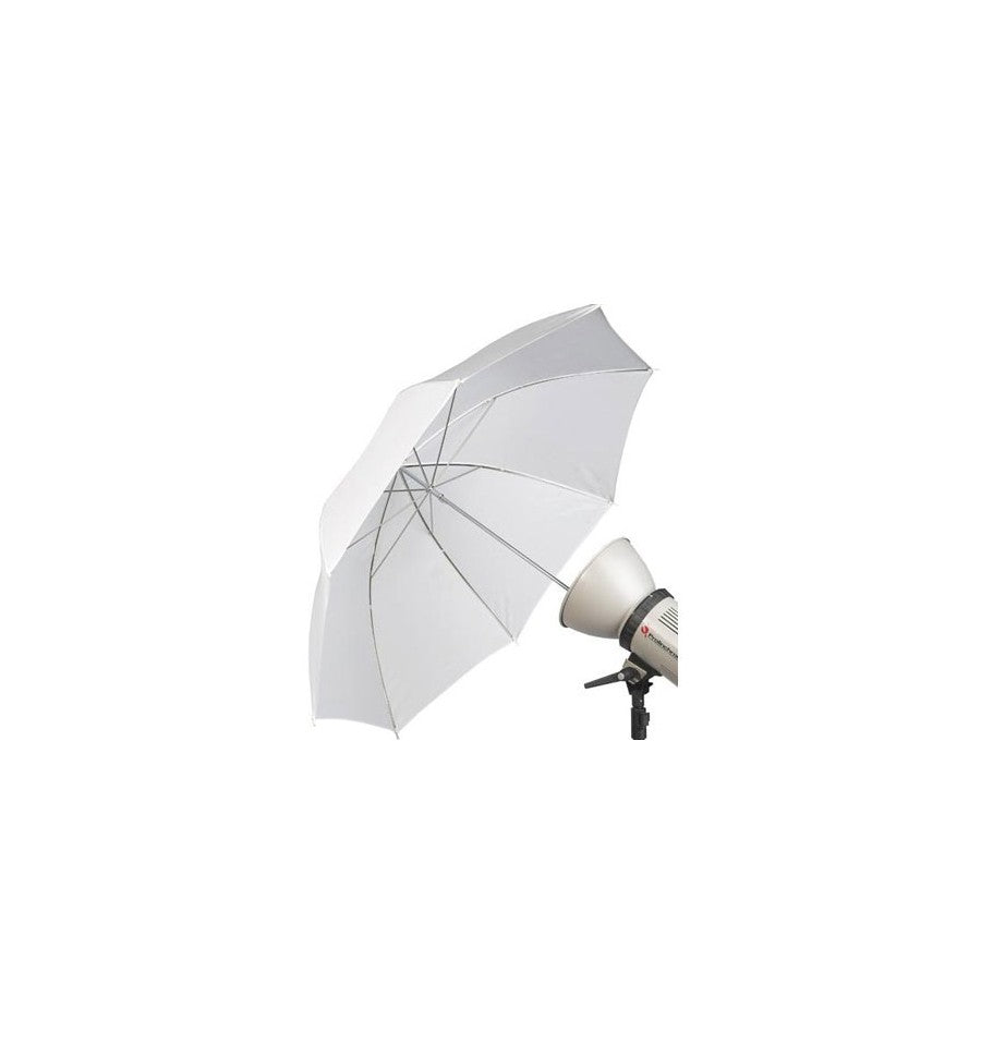 Paraguas Blanco Traslucido 110 cm de Diametro – FotoPlus